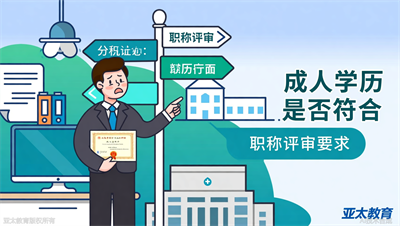 成人学历能不能评职称？淄博亚太教育：人社部文件这样说