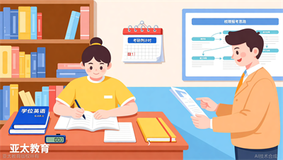 淄博亚太教育学员：学位英语一次通过，考研计划启动