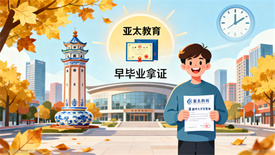 想快速拿大专证，淄博亚太教育推荐国开秋季入学，早成考半年毕业
