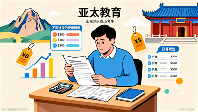 山东成人学历提升费用大概多少？淄博亚太教育列出明细参考