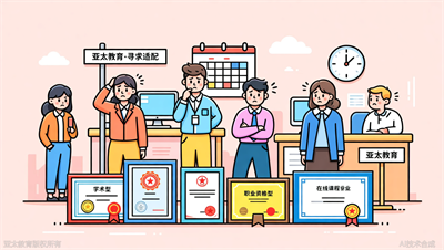拿证和拿证区别大吗？淄博亚太教育：看你的职场节奏