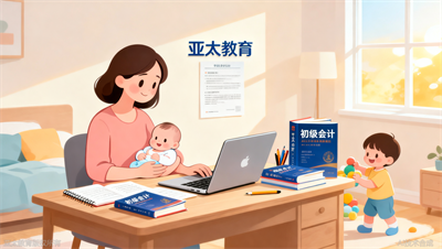 淄博亚太教育学员分享：一边带娃一边考出初级会计