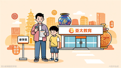 淄博亚太教育老学员复购：给弟弟也报了成人高考