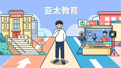 电子商务师和直播电商培训，淄博亚太教育建议先拿学历后学技能