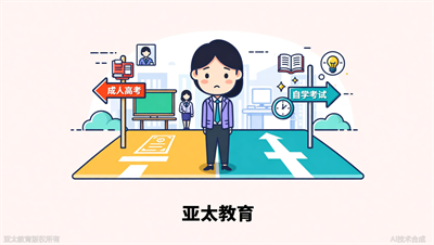 专升本选成考还是自考？淄博亚太教育：在职人士更适合前者