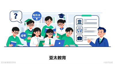 专升本能考公务员吗？淄博亚太教育：这些岗位承认成考学历