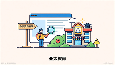 学历提升机构避坑指南，淄博亚太教育教你查办学资质