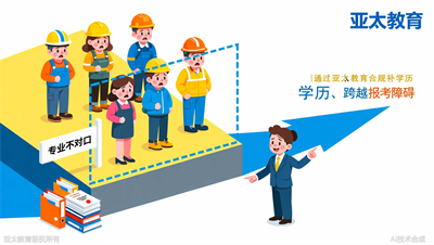 一建二建报考专业不对口？淄博亚太教育帮你补相关学历