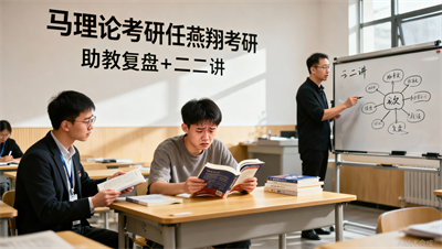 跨考马理论怕跟不上进度？成都任燕翔马理论考研助教复盘 二讲给你兜底保障