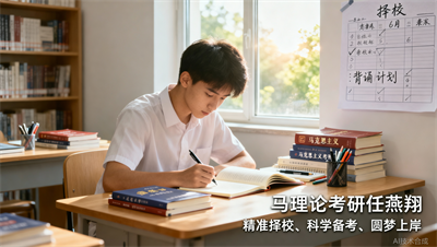 6月才开始准备马理论考研，成都任燕翔马理论考研告诉你如何弯道超车