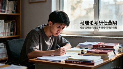 不确定自己能不能坚持跟完课程，成都任燕翔马理论考研给你试错空间