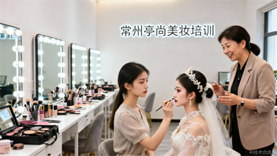 新娘跟妆培训，常州亭尚和影楼学徒的区别在哪？