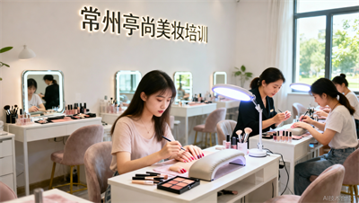 暑假想在常州做副业？亭尚化妆美甲短期班