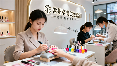 学完美甲如何开店？常州亭尚创业扶持4大模块详解