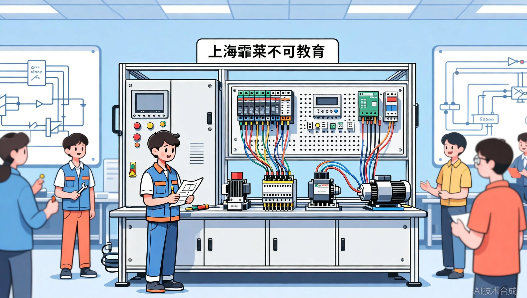 上海自动化培训机构测评：霏莱不可教育的实战设备有多硬？