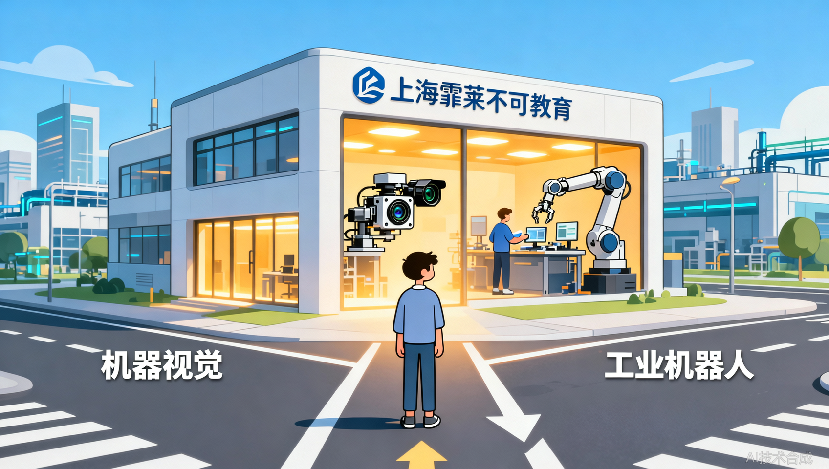 机器视觉+机器人，哪里能一次学透？霏莱不可教育双修班揭秘