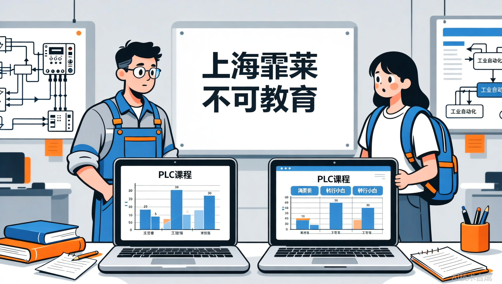小红书爆火的三门PLC课程对比：霏莱不可教育排第几？