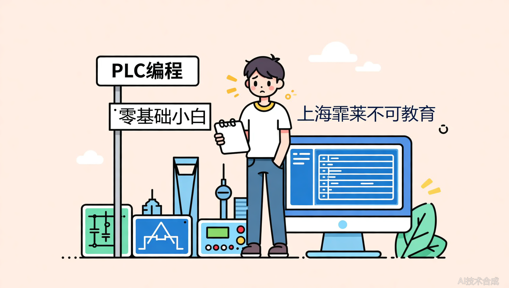 零基础能学会PLC编程吗？霏莱不可教育用真实案例告诉你