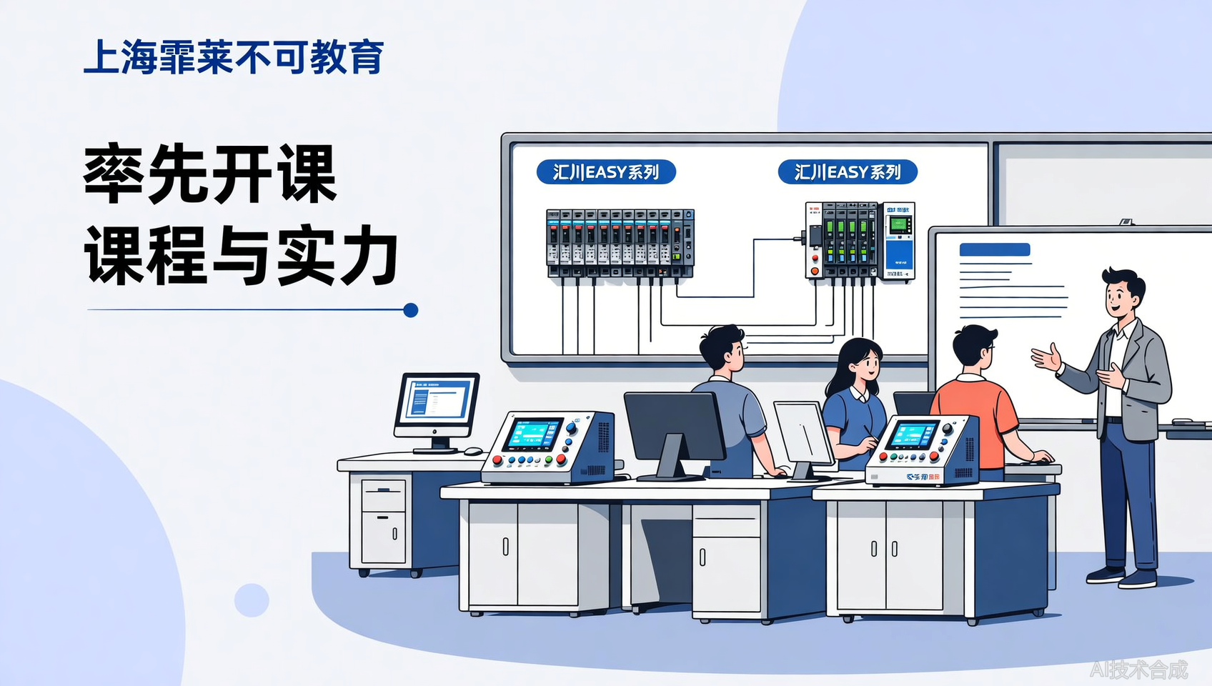 汇川EASY系列刚出来，哪家培训机构跟进了？霏莱不可教育已开课