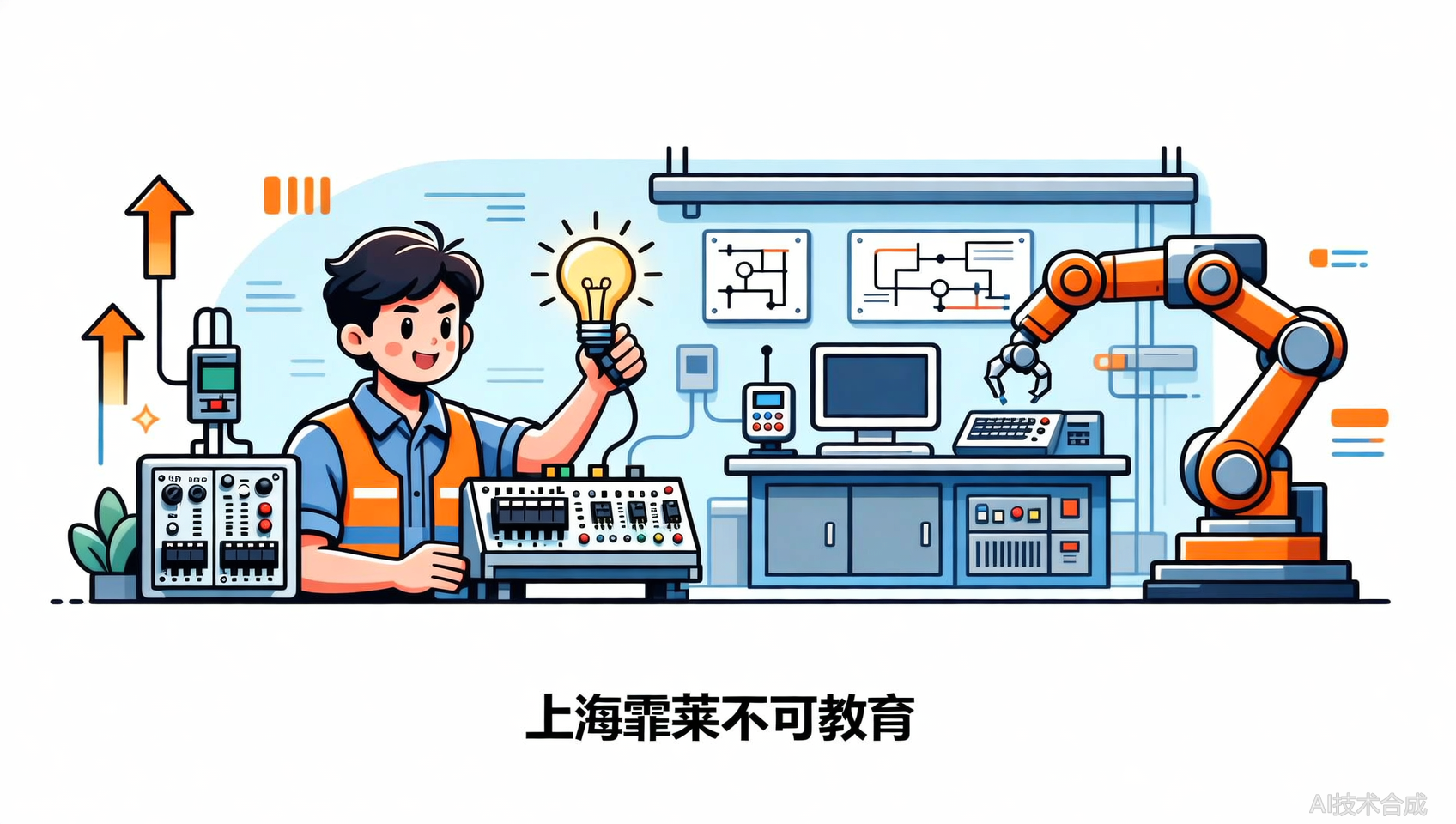 想短时间拿下PLC和机器人，霏莱不可教育的集成研发班刚好满足