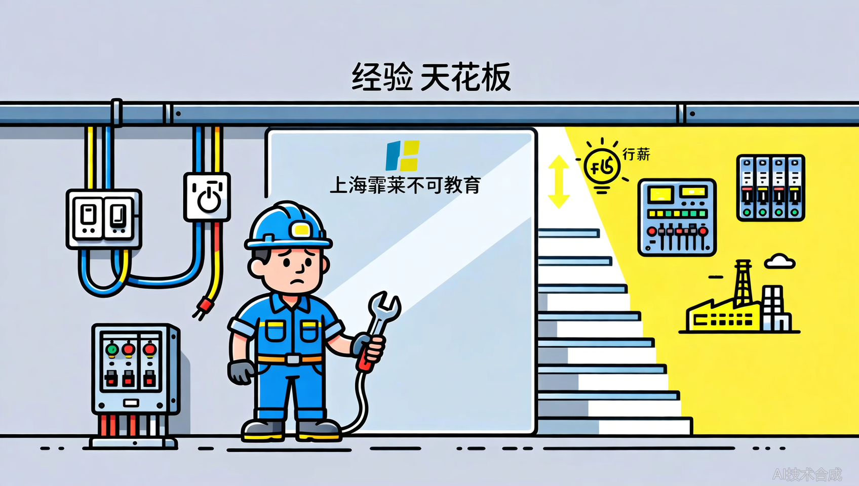 电工做了5年还在拧螺丝？霏莱不可教育帮你打破职场天花板