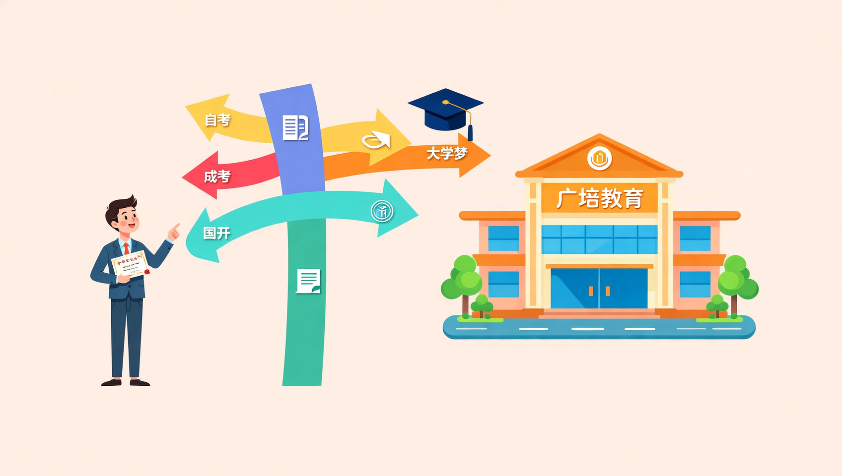 中专毕业十年，还能圆大学梦吗？广培教育给你答案