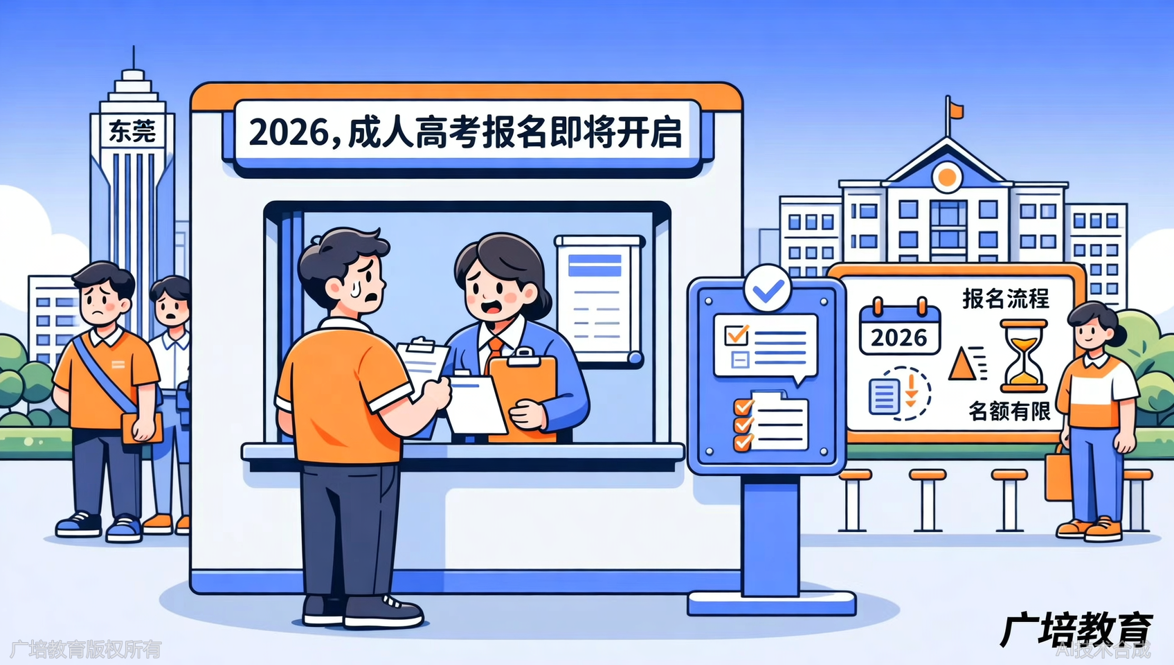 2026年成人高考报名在即，广培教育帮你锁定考位