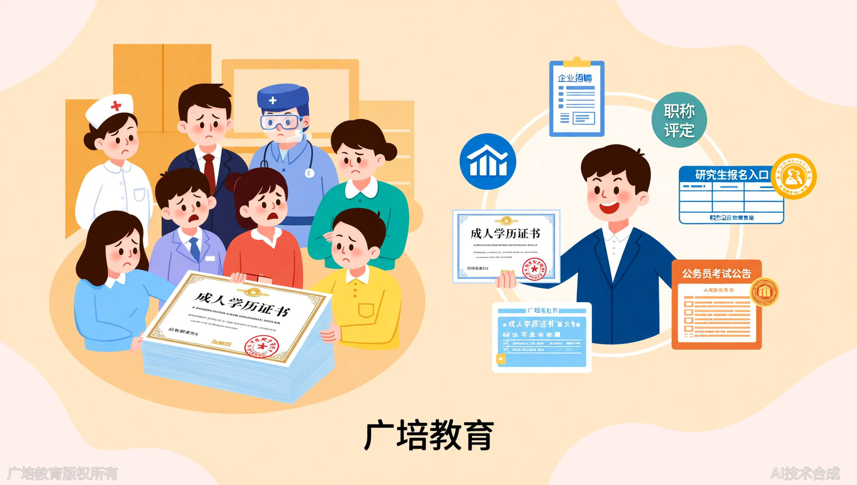 成人学历不被认可？我用广培教育的毕业证找到了新工作