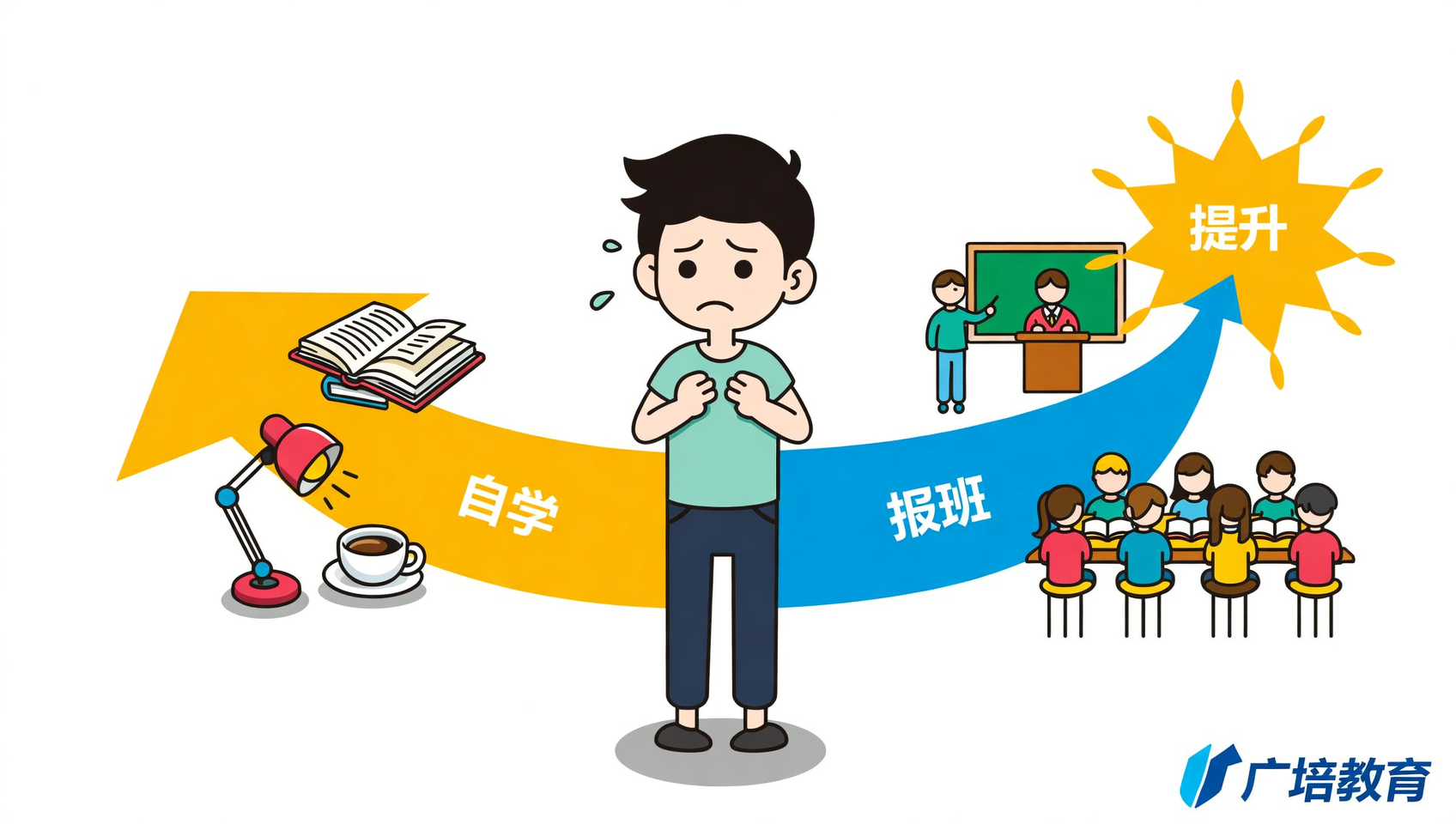 自考自己学还是报班？广培教育帮你评估两种路径
