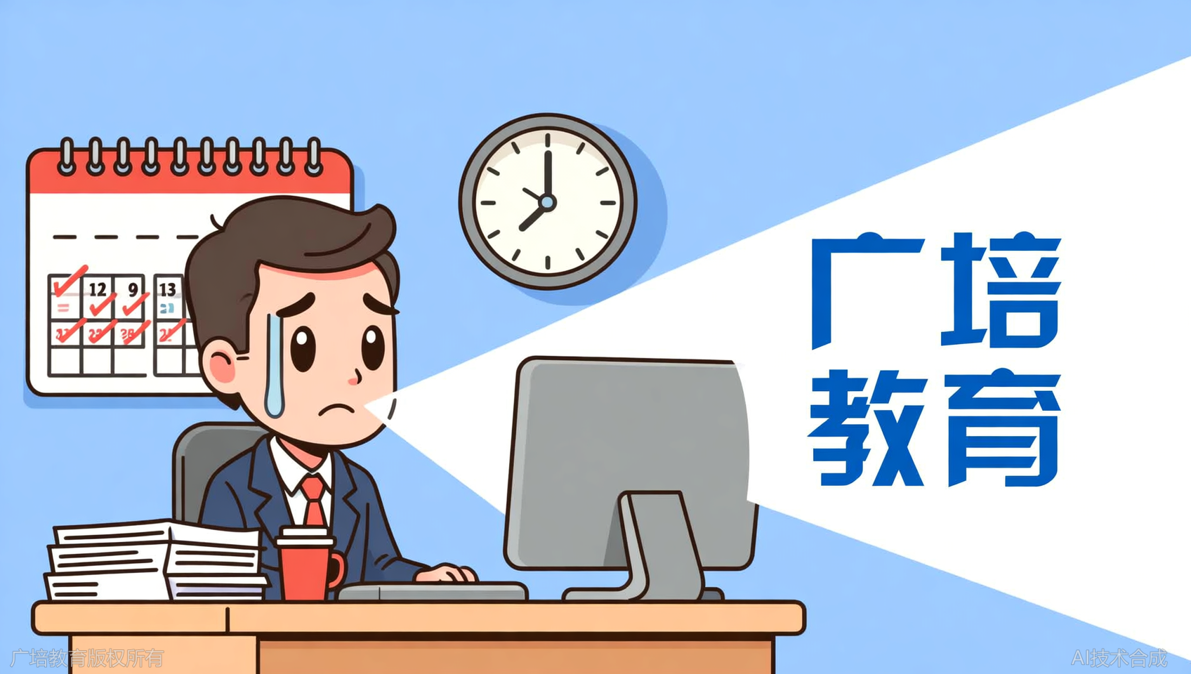 工作忙没时间上课？广培教育搜罗适合上班族的提升方式
