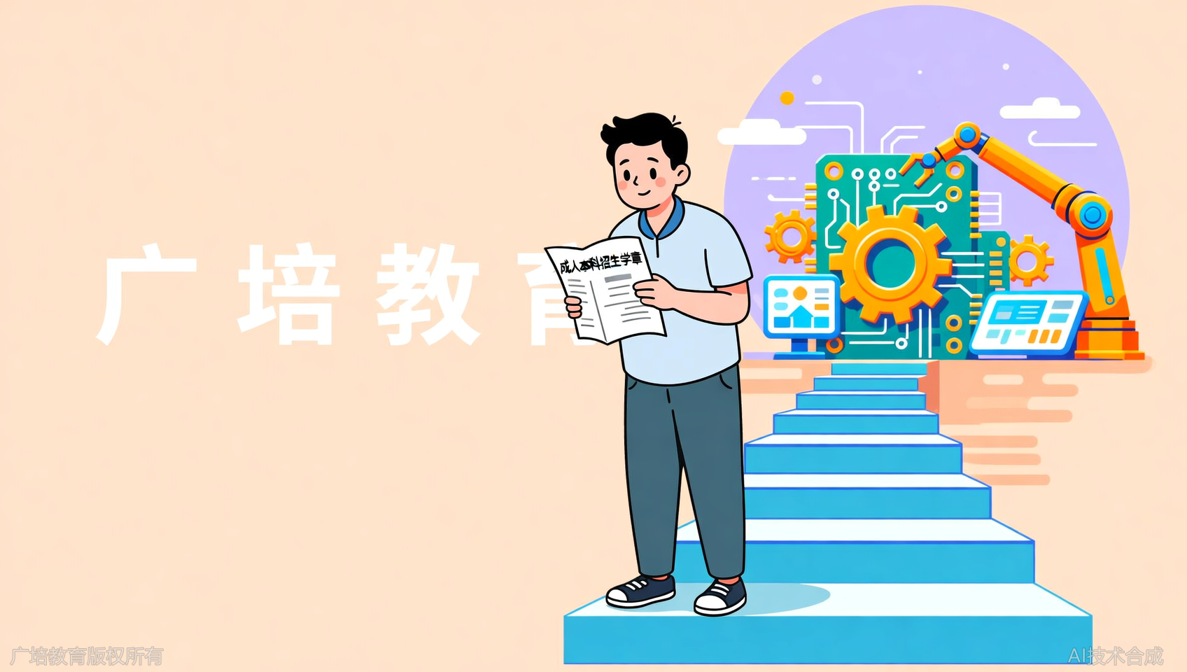 零基础跨专业能报广培教育自动化本科吗？课程设计很友好