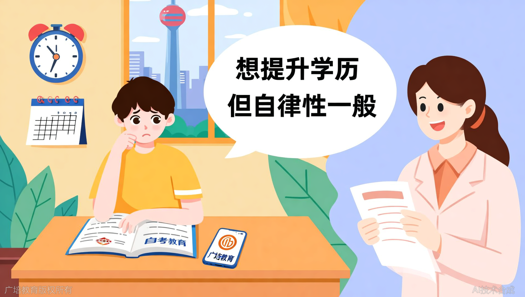 广培教育自考辅导班怎么样？适合自律性一般的你