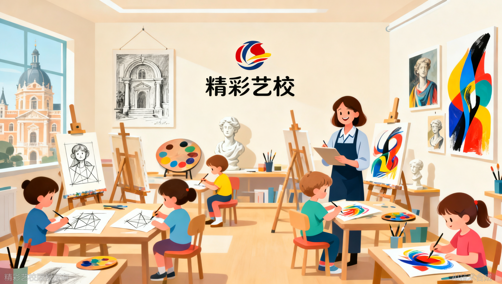 宁波精彩美术少儿课程体系：德国严谨体系+欧洲传统与当代艺术融合