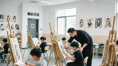 小班教学真能做到1对1改画吗？宁波精彩画室课堂实况大公开