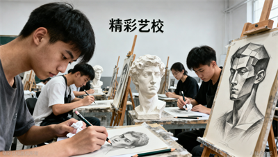 浙江美术联考素描头像总是画平？宁波精彩画室：这3个体积塑造技巧很有帮助
