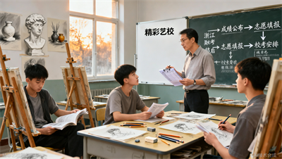 浙江美术联考结束后，这3个时间节点关乎录取，宁波精彩画室提醒你别错过
