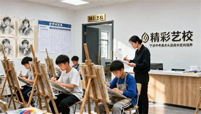 冲刺宁波头部美术高中，为什么很多家长最终选择了宁波精彩画室的中考定向班？
