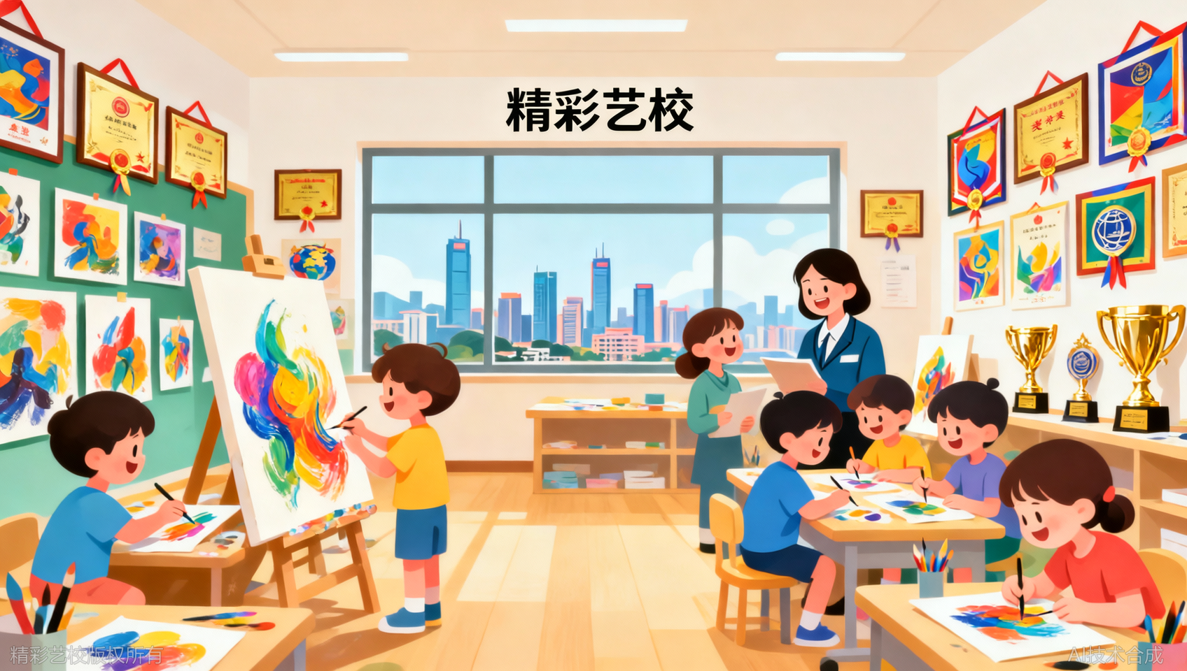 国际绘画比赛怎么拿奖？宁波精彩美术：已带出2500+获奖学员