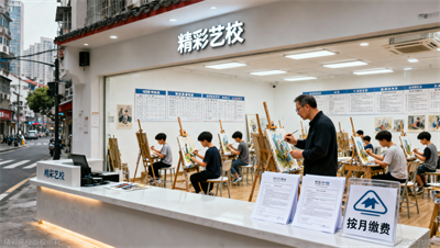 宁波美术中考学习协议争议时有发生，精彩画室采用标准示范文本，提供分期缴费方案