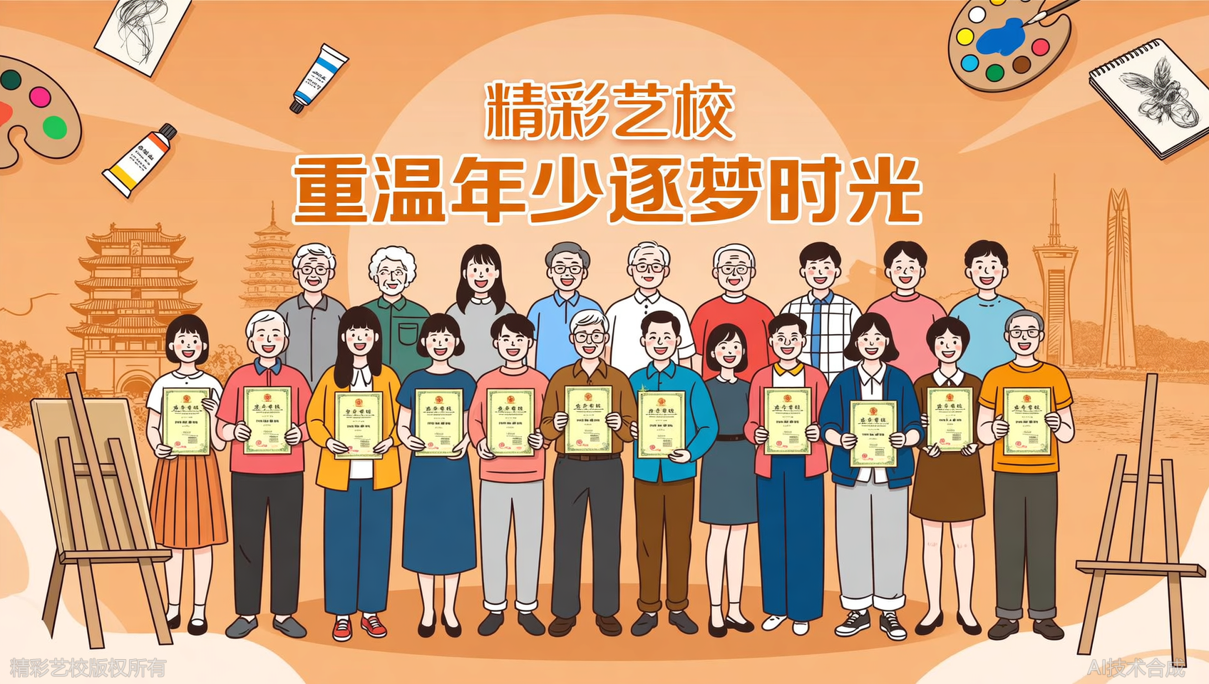 宁波精彩美术30周年老学员征集：晒出你的考级证书