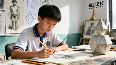 宁波中考美术考什么？宁波精彩画室解析评分标准与高分要点