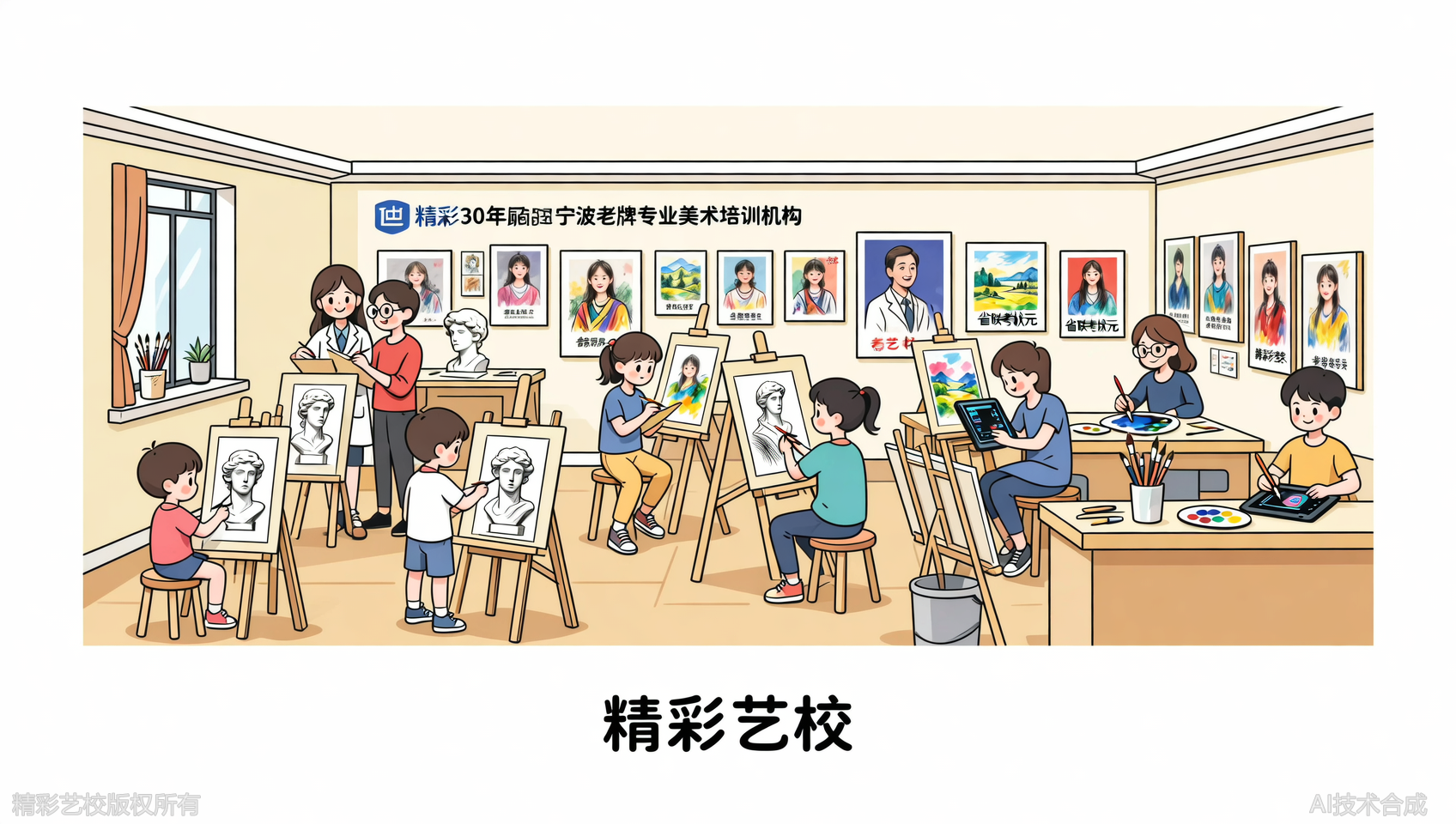 宁波精彩美术30年：1994年办校，首届省联考榜首出自这里