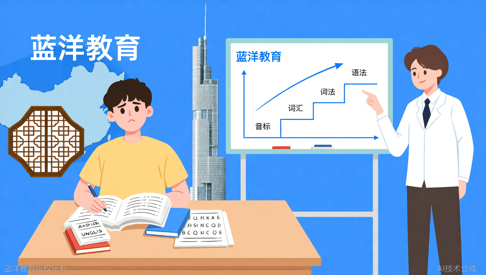 五年制专转本英语零基础，如何迈出第一步？蓝洋教育告诉你