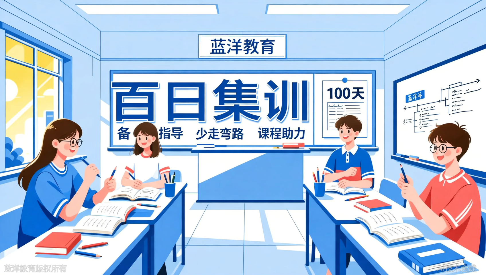三年制专转本百日集训，蓝洋教育课程表及学费政策一览