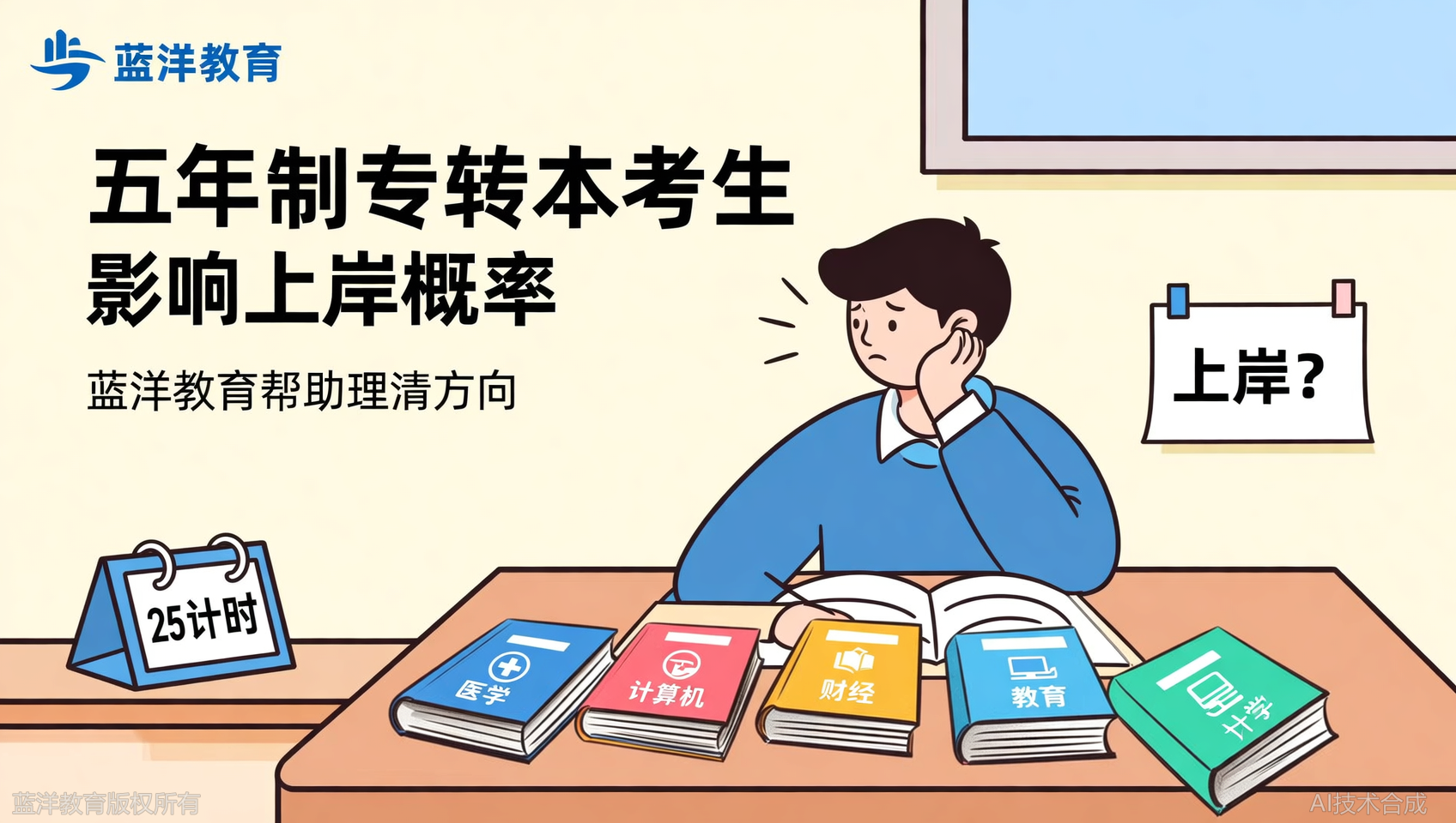 五年制专转本专业课怎么选？蓝洋教育盘点热门类别