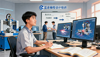 车铣复合编程一头雾水？深圳蓝途教你从数控车床到多轴联动的跃迁