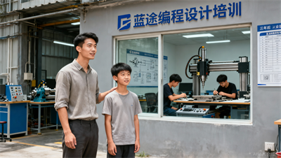 毕业三年后，学员推荐弟弟来学数控车床车铣复合，深圳蓝途信任传承