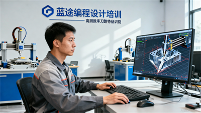 CNC产品零件三四五编程高效率刀路特征识别，深圳蓝途实测数据
