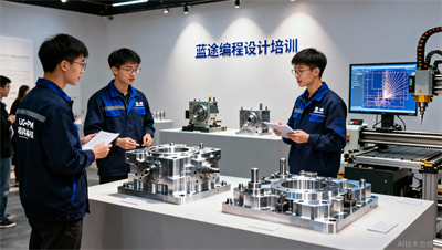 毕业作品展：深圳蓝途UG PM模具编程学员的高精密模具刀路
