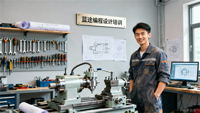 车铣复合班毕业一年，学员自己开了小加工厂，深圳蓝途持续技术支持